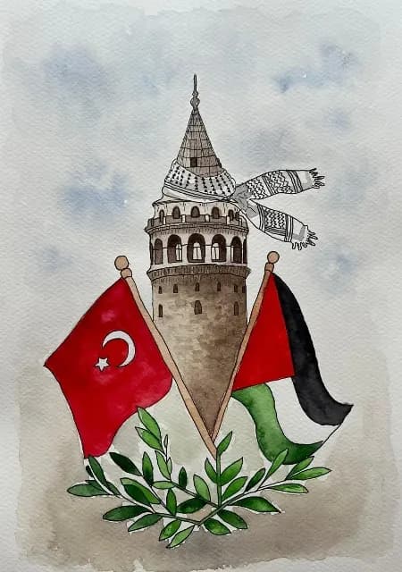 GİF Konya suluboya atölyesi çalışması