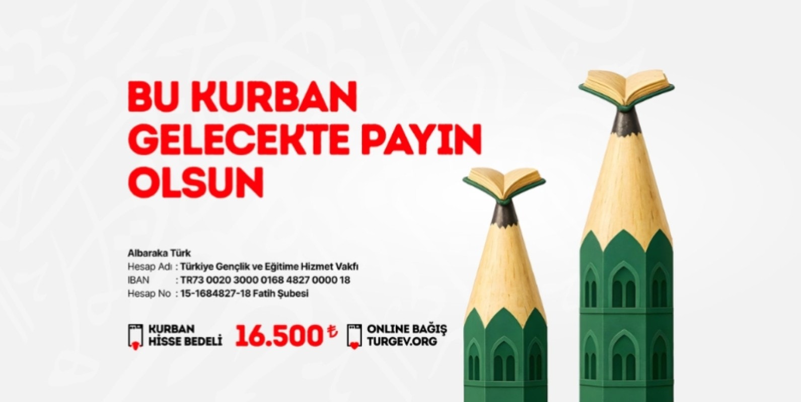 Bu Kurban Gelecekte Payın Olsun