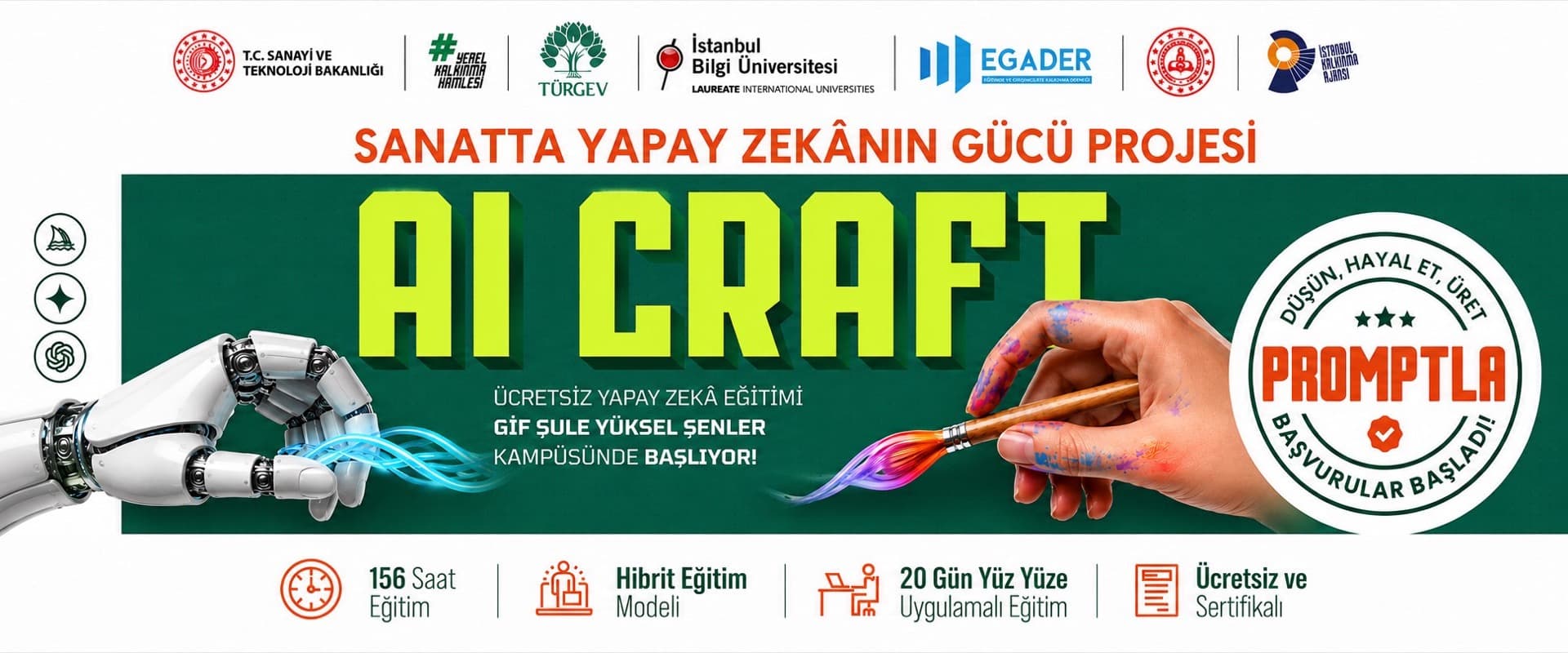 AI CRAFT: Sanatta Yapay Zekanın Gücü — proje kapak görseli